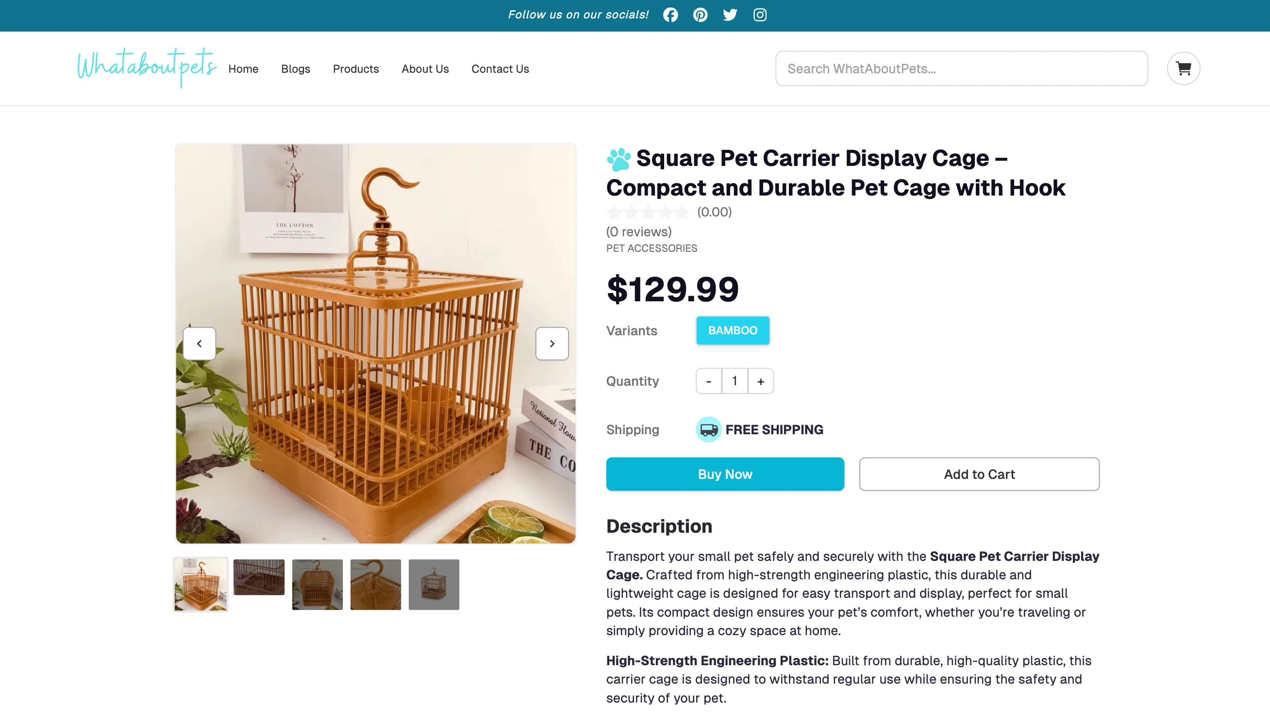 E-commerce — example build